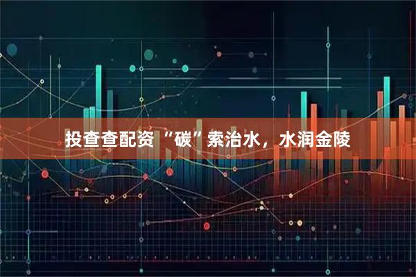 投查查配资 “碳”索治水，水润金陵